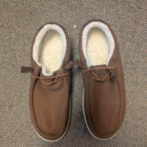 Sherpa Lined Lam Boat Shoes